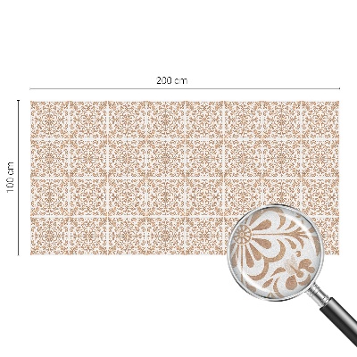Frosted glass film stained glass effect Classic ornament