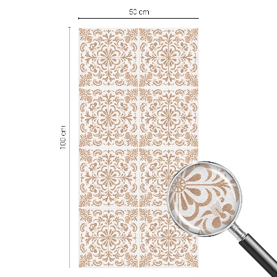 Frosted glass film stained glass effect Classic ornament