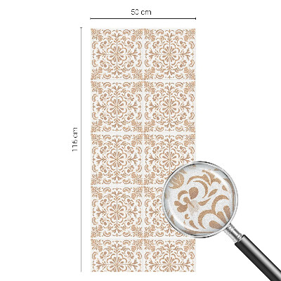 Frosted glass film stained glass effect Classic ornament