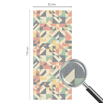 Opaque window film stained glass style The Energy of Geometry