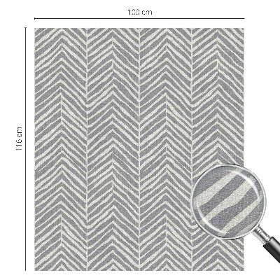 Privacy window film Zigzag pattern