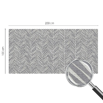 Privacy window film Zigzag pattern