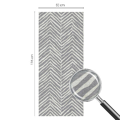 Privacy window film Zigzag pattern