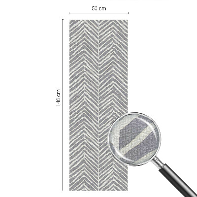 Privacy window film Zigzag pattern