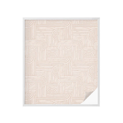 Frosted glass film stained glass effect Geometric pattern