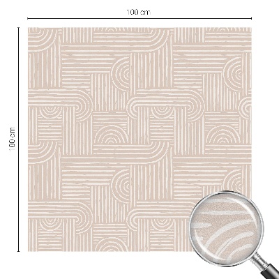 Frosted glass film stained glass effect Geometric pattern