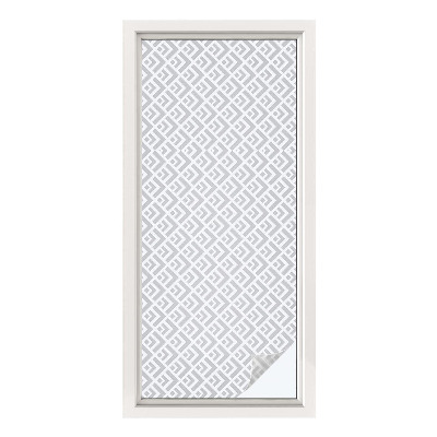 Privacy window film Geometric motif