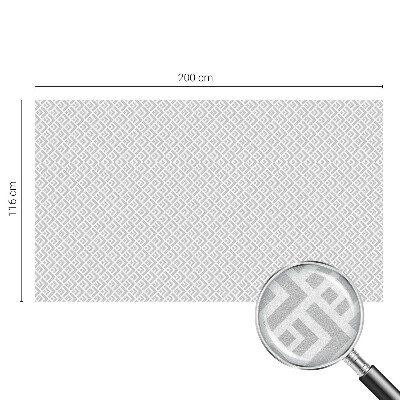 Privacy window film Geometric motif