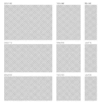 Privacy window film Geometric motif