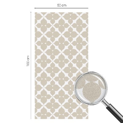 Frosted glass film stained glass effect Geometric leaves