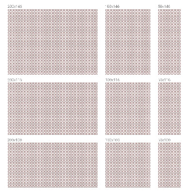 Privacy window film Geometry of harmony