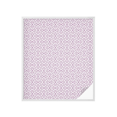 Colored window film stained glass Purple shapes