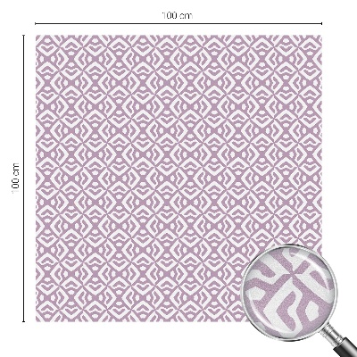 Colored window film stained glass Purple shapes