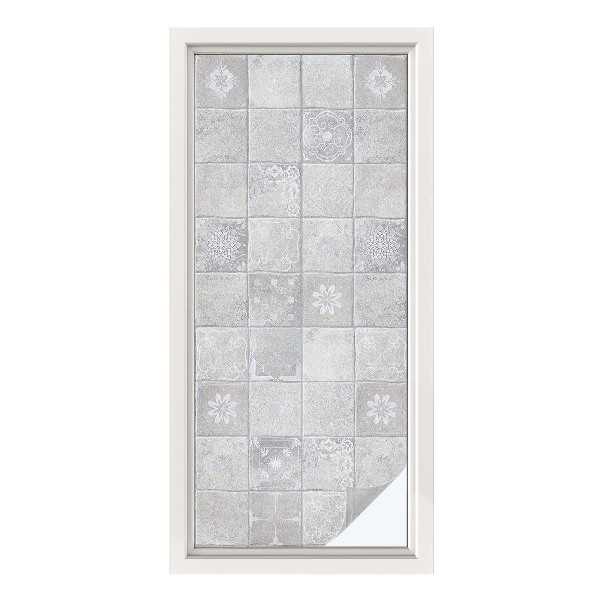 Frosted glass film stained glass effect Decorative ceramics