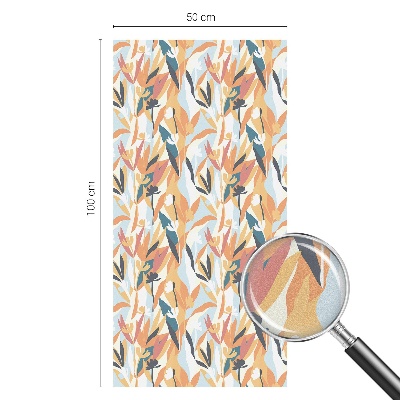 Colored window film stained glass Botanical energy