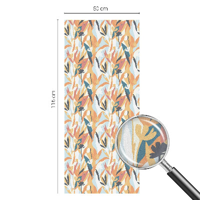 Colored window film stained glass Botanical energy