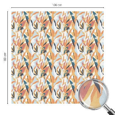 Colored window film stained glass Botanical energy