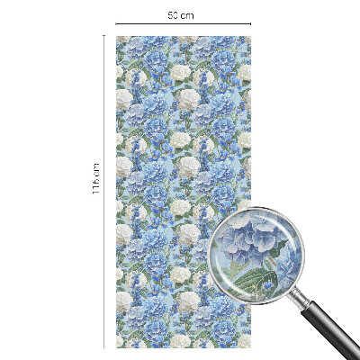 Frosted glass film stained glass effect Floral charm
