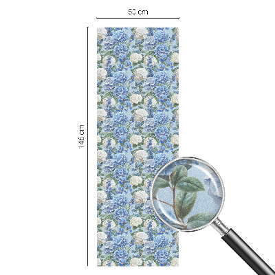 Frosted glass film stained glass effect Floral charm