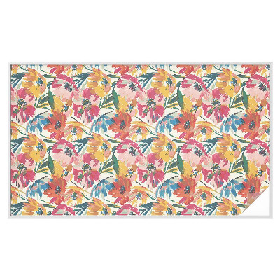 Opaque window film stained glass style Flower explosion