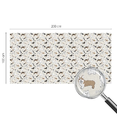 Privacy window film Dog patterns