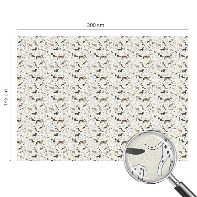 Privacy window film Dog patterns
