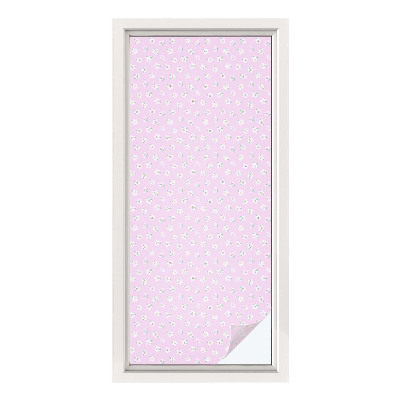 Colored window film stained glass Floral pattern