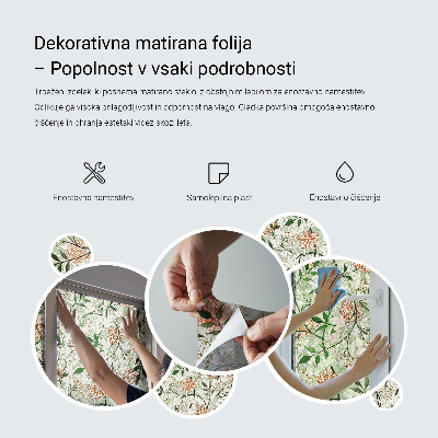 Patterned window film Classic ornaments