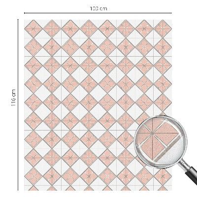 Privacy window film Geometric rhombuses