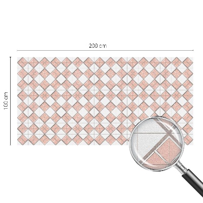 Privacy window film Geometric rhombuses