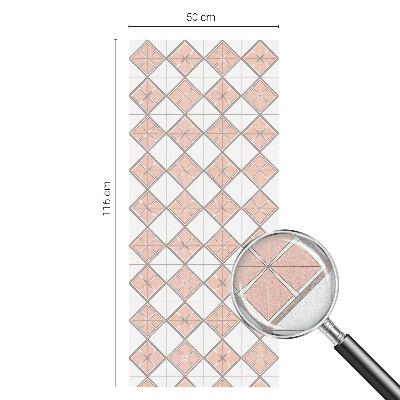 Privacy window film Geometric rhombuses
