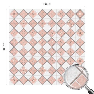 Privacy window film Geometric rhombuses