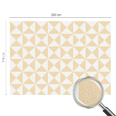 Opaque window film stained glass style Geometric triangles