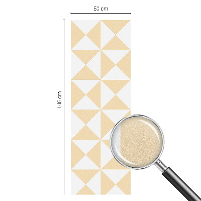 Opaque window film stained glass style Geometric triangles