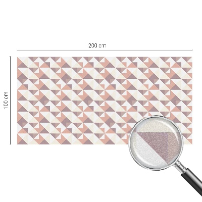 Frosted glass film stained glass effect Modern triangles