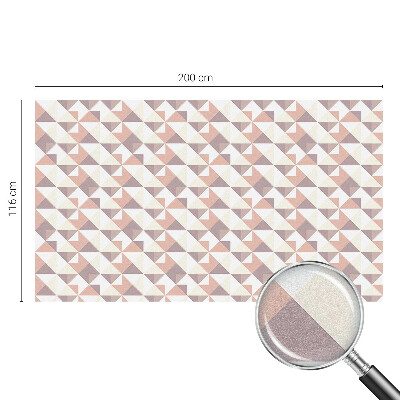 Frosted glass film stained glass effect Modern triangles