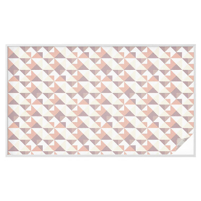 Frosted glass film stained glass effect Modern triangles