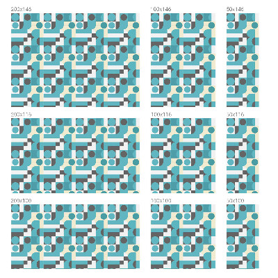 Patterned window film Geometric patterns