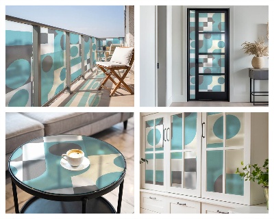 Patterned window film Geometric patterns