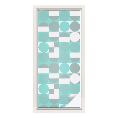 Privacy window film Geometric shapes