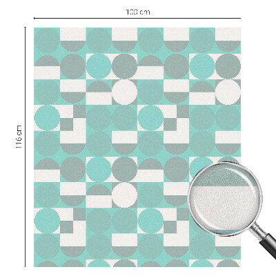 Privacy window film Geometric shapes