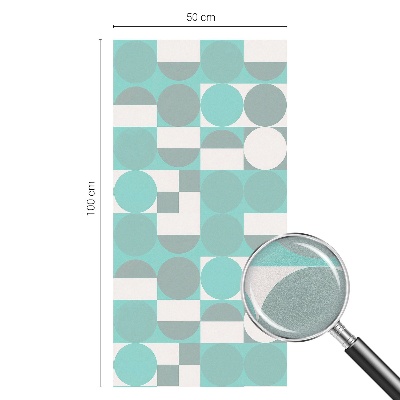 Privacy window film Geometric shapes