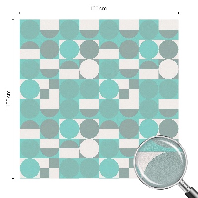 Privacy window film Geometric shapes