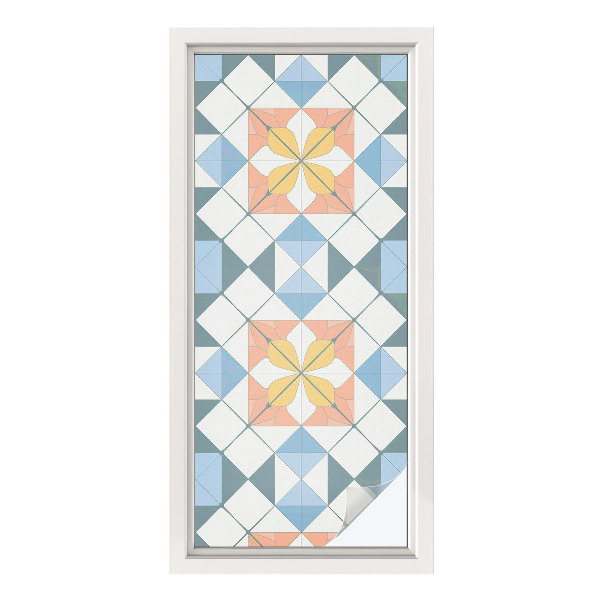 Patterned window film Colorful symmetry