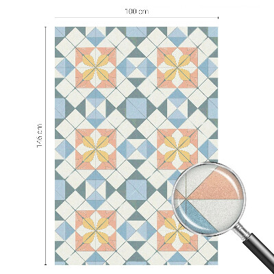 Patterned window film Colorful symmetry