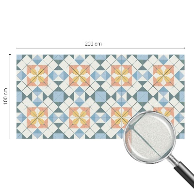 Patterned window film Colorful symmetry