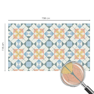 Patterned window film Colorful symmetry