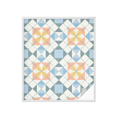 Patterned window film Colorful symmetry