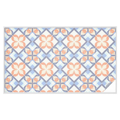 Frosted glass film stained glass effect Floral pattern