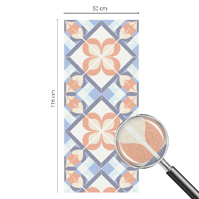 Frosted glass film stained glass effect Floral pattern